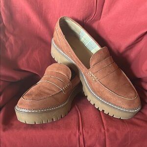 Maurices Tan Suede Loafers